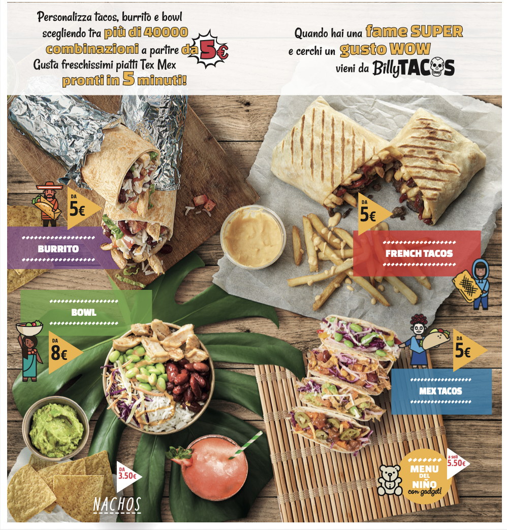 Menu Billy Tacos - Rozzano-2